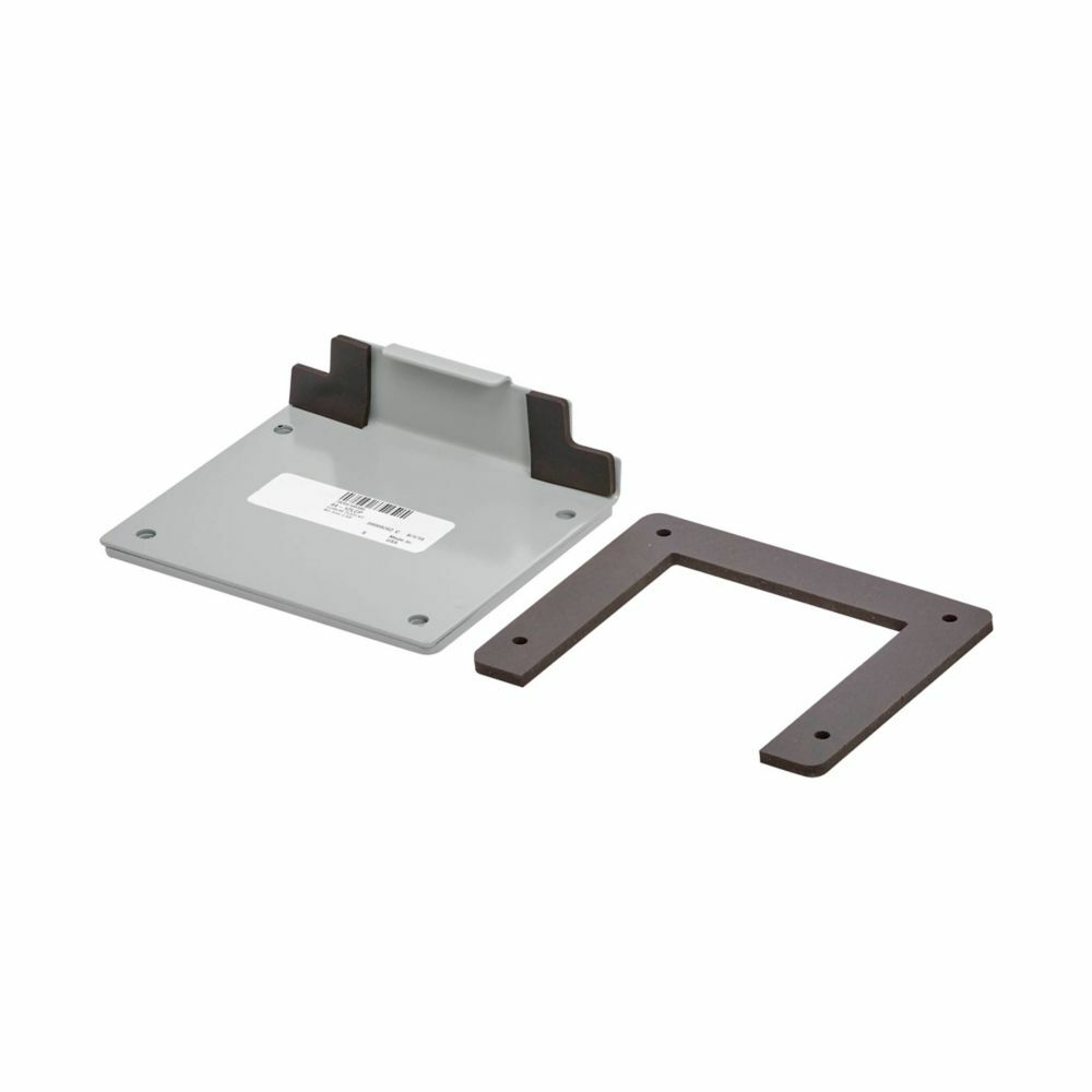 Eaton B-Line series closure plate, Closure plate, NEMA 12, Steel, ANSI 61 gray painted, 2.5" X 2.5"