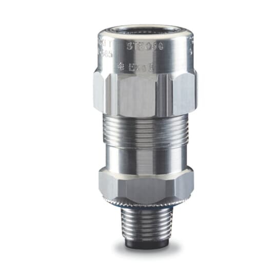 Star Teck Extreme aluminum data fitting. Hub size of 1/2 inch. Range over jacket from 0.500 - 0.700 inch.