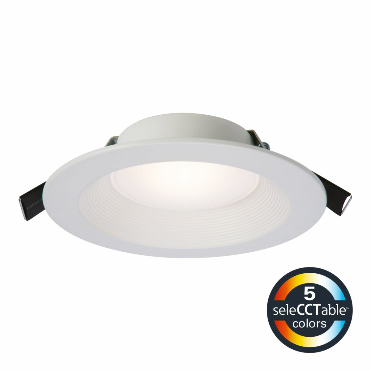 6" all- purpose retrofit LED module, 600 lumens, 90CRI, 120V, Matte white baffle, Direct Mount