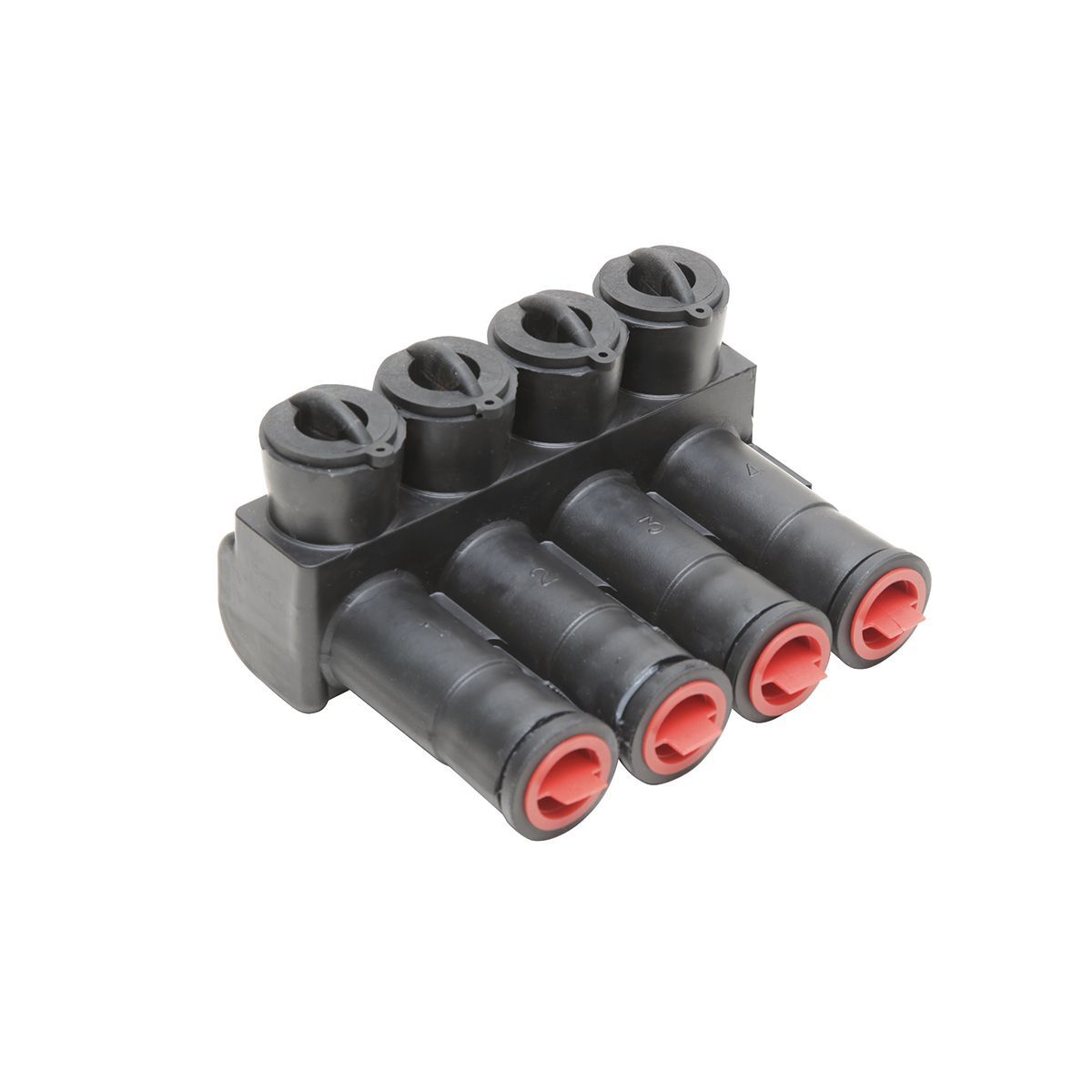 Multi Port Direct Burial, 3 Ports, 500 kcmil-12 AWG Str, 600 V.