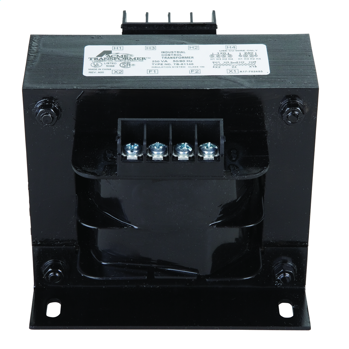 Legacy Industrial Control Transformer - Open Core & Coil, 240 X 480 - 110/115/120V, 75VA