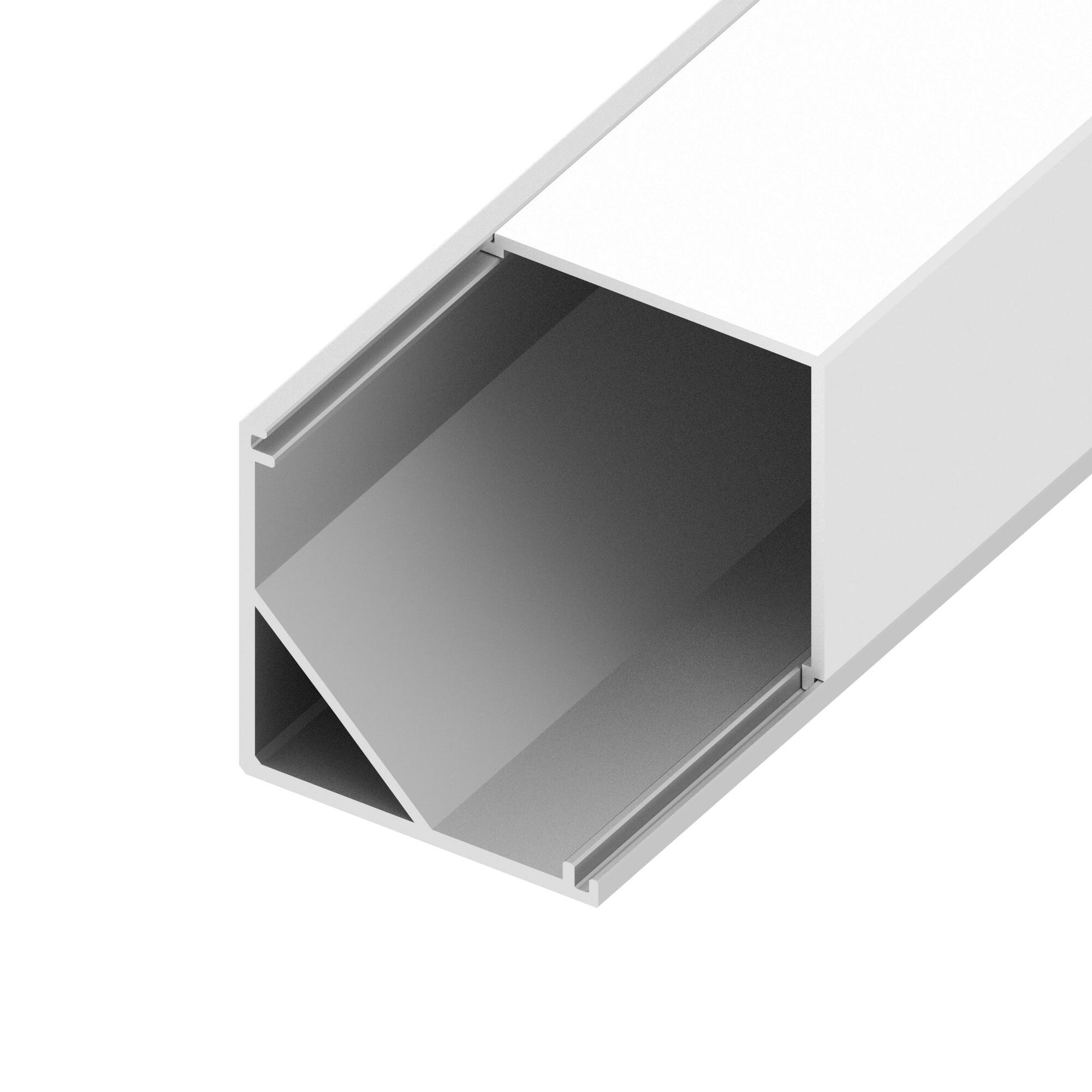 Channel Bundle, 10mm SQUARE CORNER, Accessory Pack, End Cap Pairs, Mounting Hardware