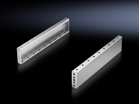 Base/plinth trim panels, side, 100 mm, Stainless steel for base/plinth components front and rear