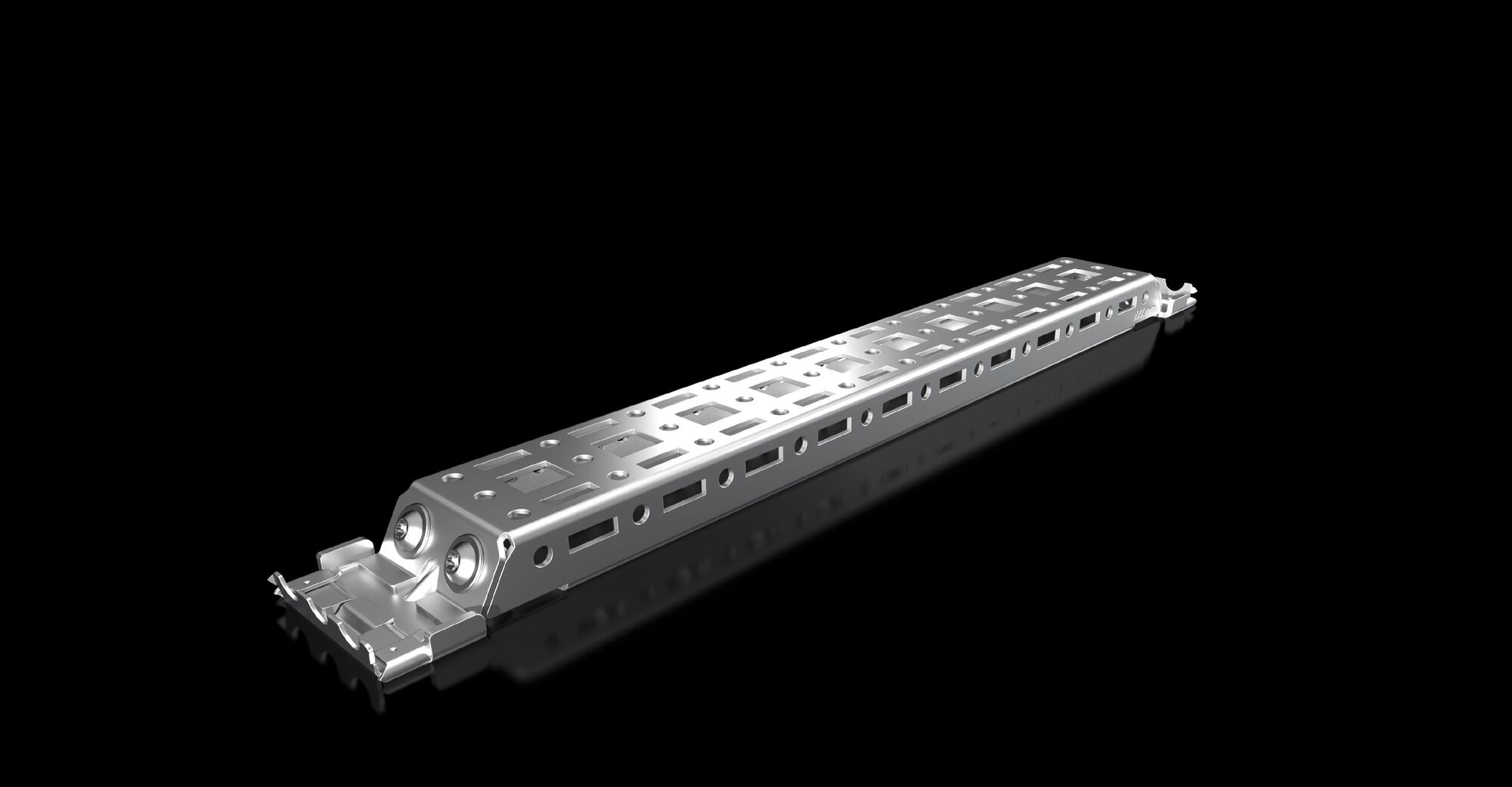 AX rail for interior installation, for D: 350 mm