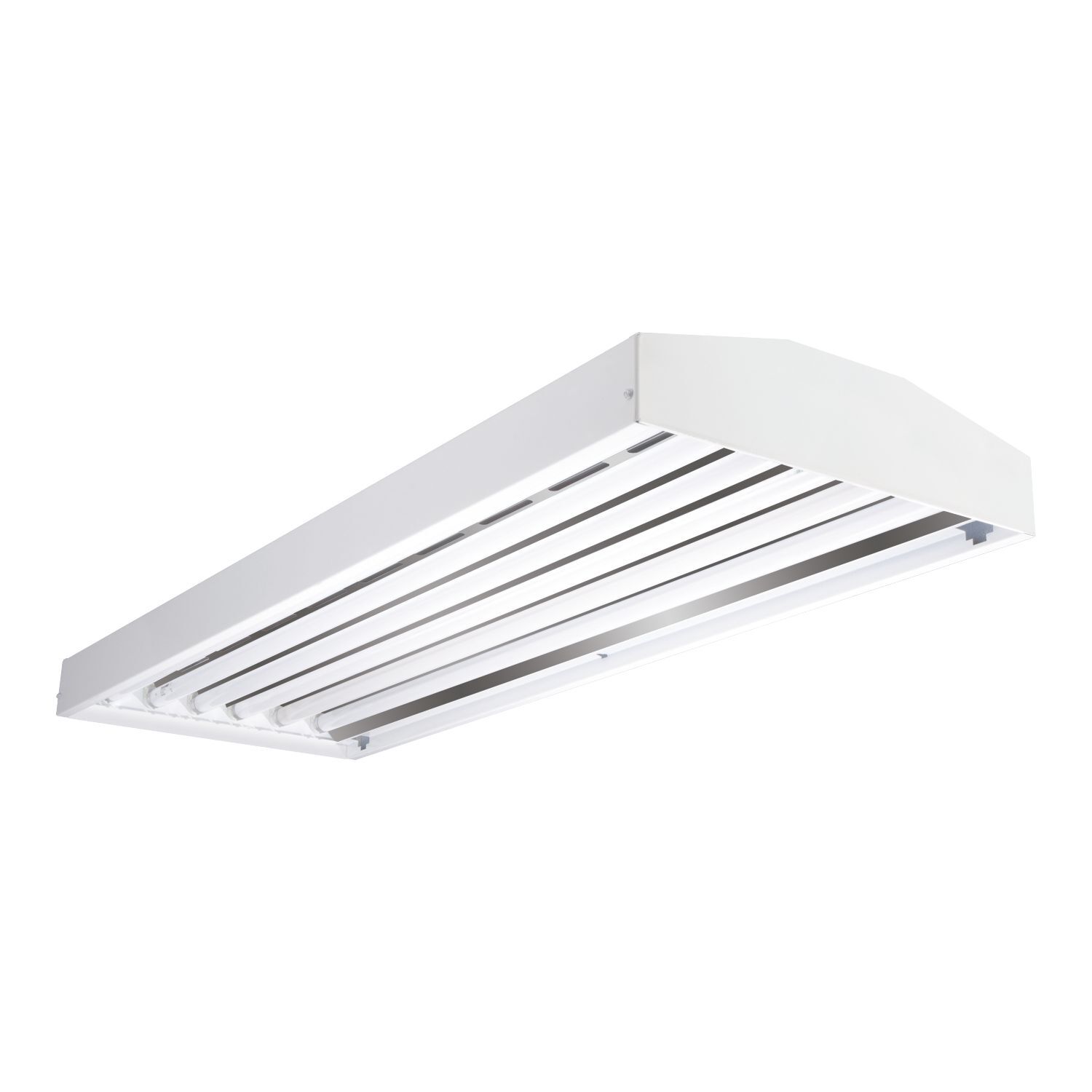 (6) 54W T5HO Program Start, 120-277V, Uplight, High Temp Ballast, 5000K Lamps, V-hangers provided