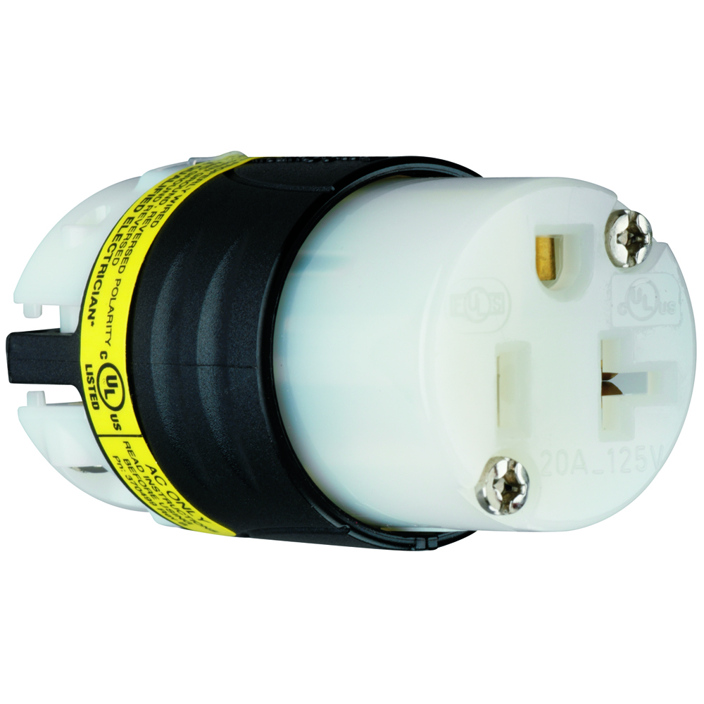 Straight BladeGCM Connector 3W 20A 125V