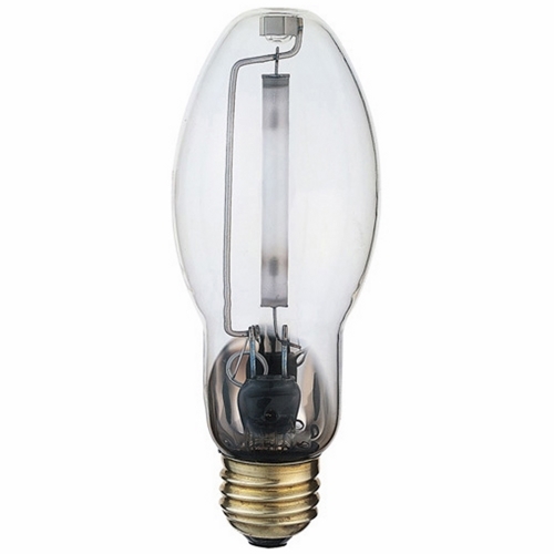 HID High Pressure Sodium Lamp, Designation: LU35/MED, 35 WTT, ED17 Shape, E26 Medium Base, Clear, 16000 HR, Lumens: 16000 LM Initial, 2100 DEG K Color Temperature, 22 CRI, 5-7/16 IN Length, 2-1/8 IN Diameter, Burn Position: Universal