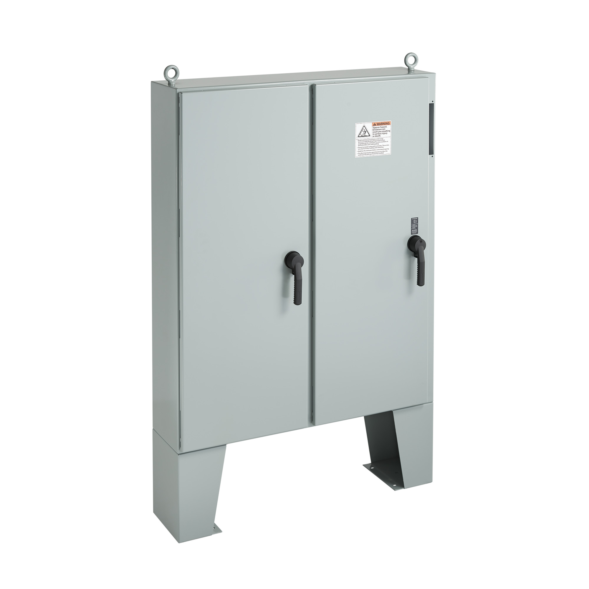 Floorstand Disconnect 2Dr Wht Inside Type 12, 72.12x73.75x24.12, Gray, Steel