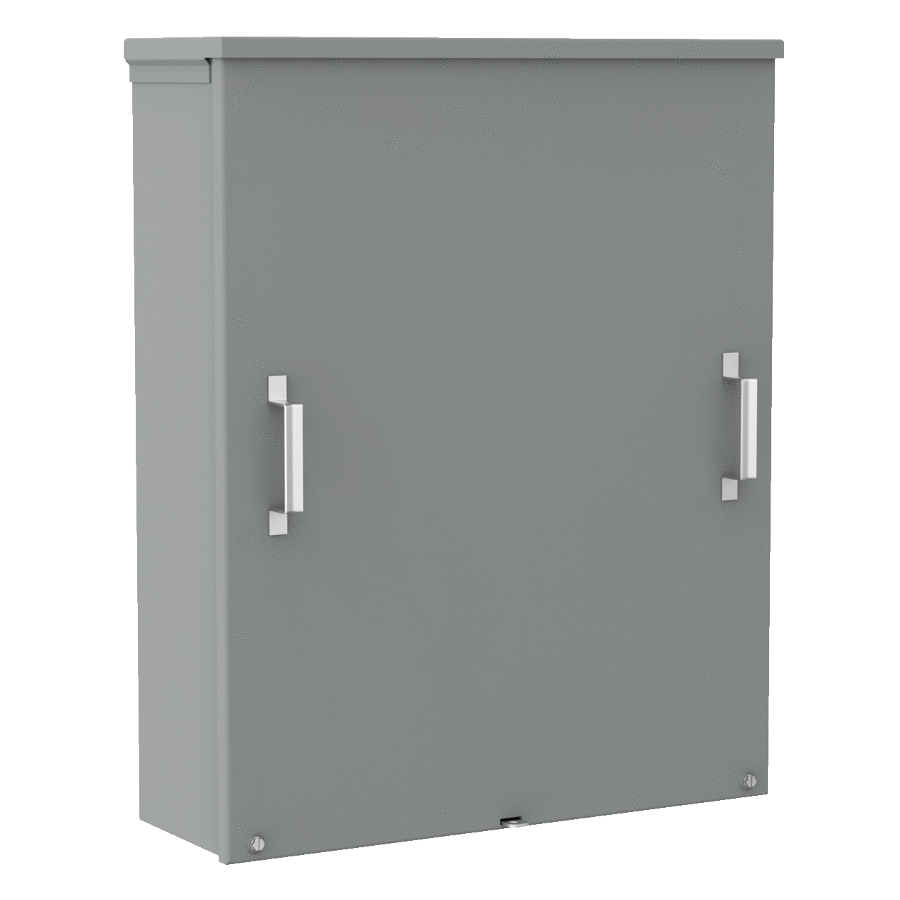 Screw-Cover Drip-Shield Type 3R no Knockouts, 24x24x10, Gray, Steel