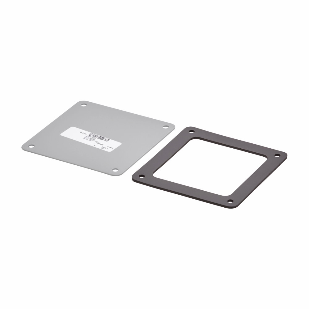 Eaton B-Line series closure plate, Closure plate, NEMA 12, Steel, 8" X 8"