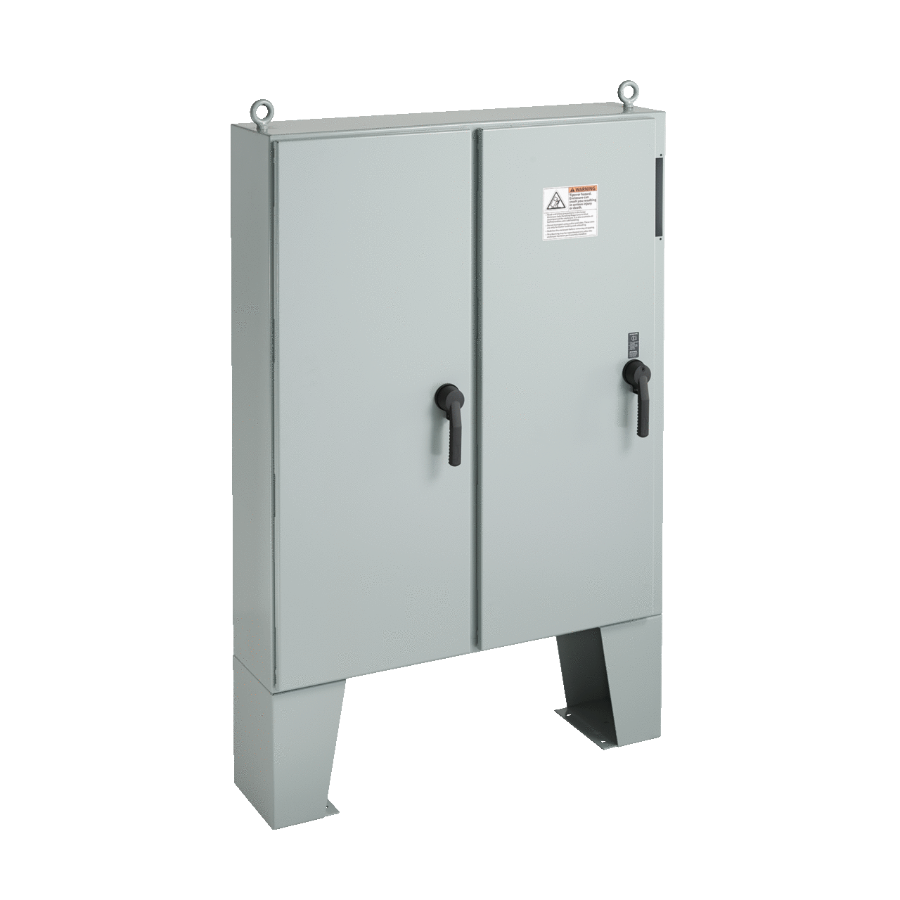 Floorstand Disconnect 2Dr Wht Inside Type 12, 60.12x49.75x18.12, Gray, Steel
