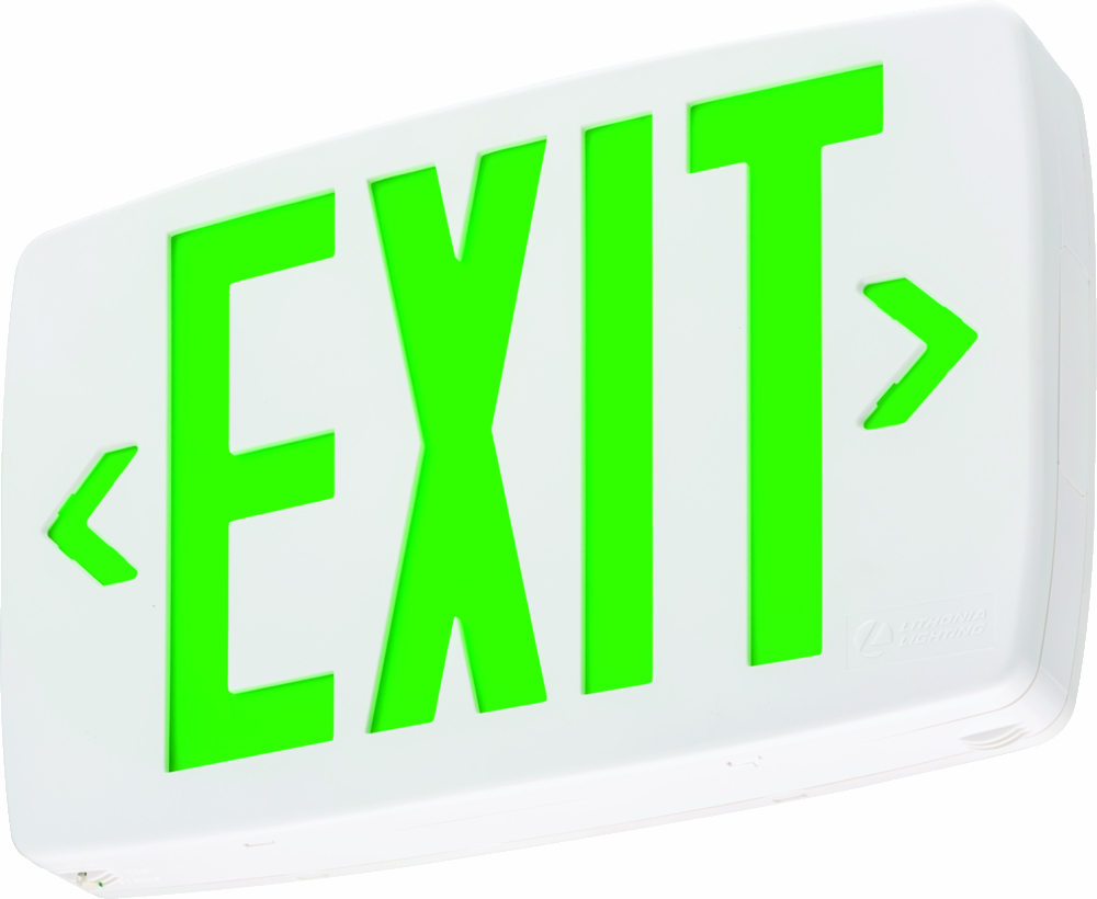 The Contractor Select Quantum LQM emergency exit sign from Lithonia Lighting with improved aesthetics and performance, is easy to install and maintain. The advanced optical design and electronic technology deliver high-quality light output when it is need