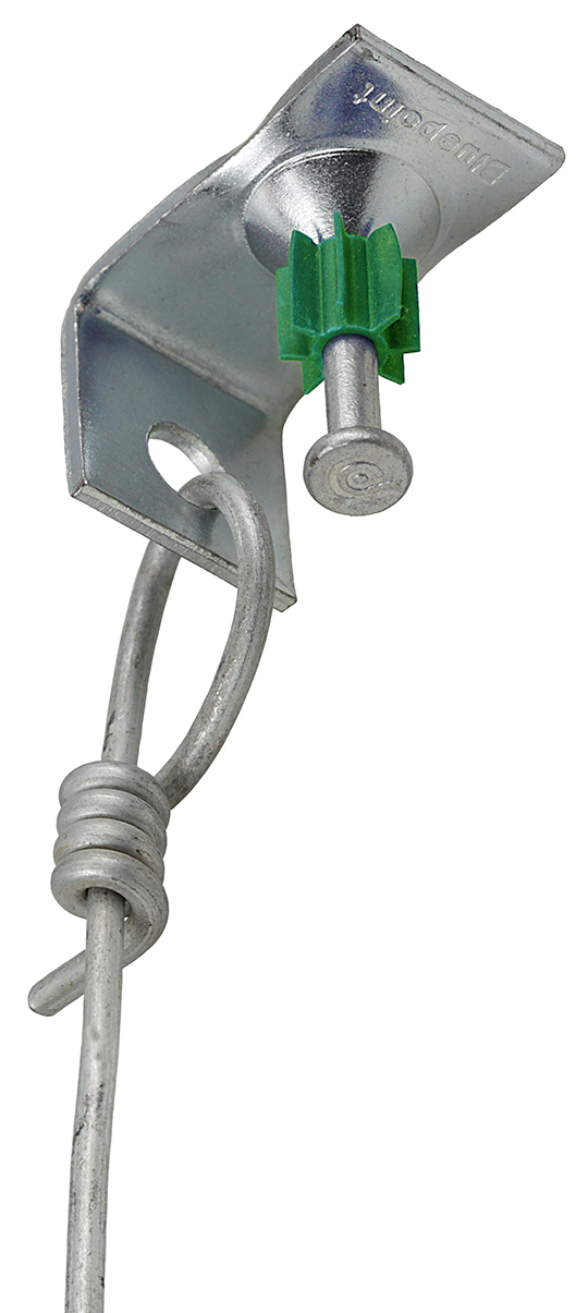 Pre-Tied Ceiling Wire, Grey, Galvanized finish, 10 ft. length