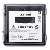 Series 1000, Dual Element Meter, 277/480V, 2PH, 3W, 100:0.1A ratio, Max 100A, Small Outdoor Enclosure, Gray
