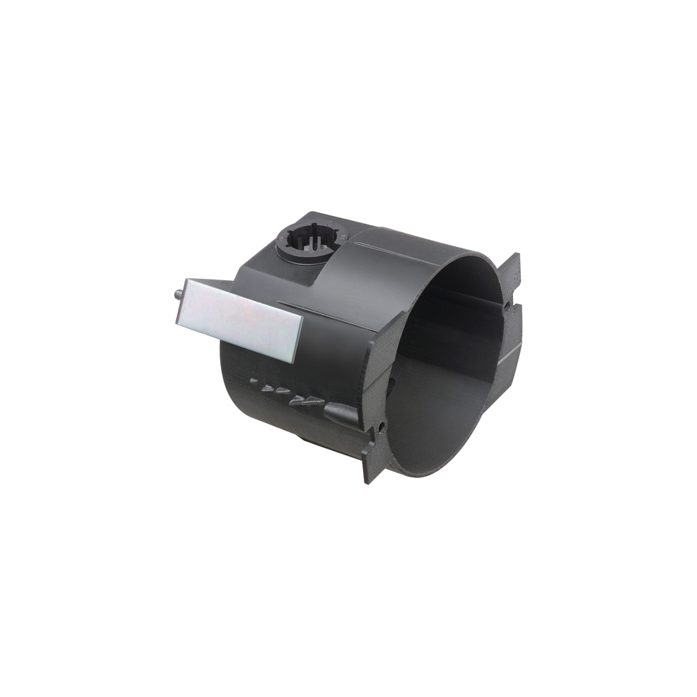 Non Metallic 3-1/4 sconce device box for existing construction. Fits duplex receptacles. 17.6 cu. in. Installs with a standard 3-1/4" hole saw. Rated up to 3lb fixtures. 2 Hour Fire Rating.