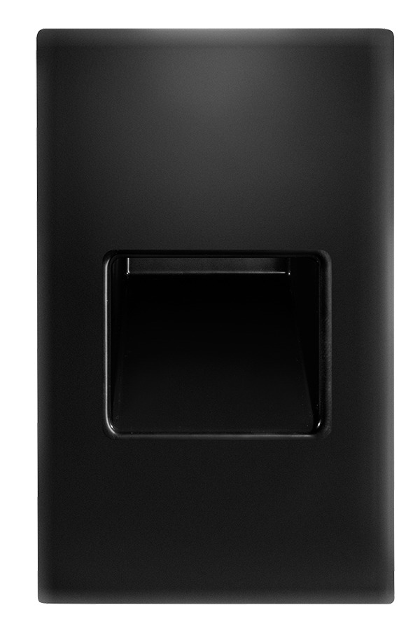 Steplight Recessed Vertical 3W,120V, 4000k, Black