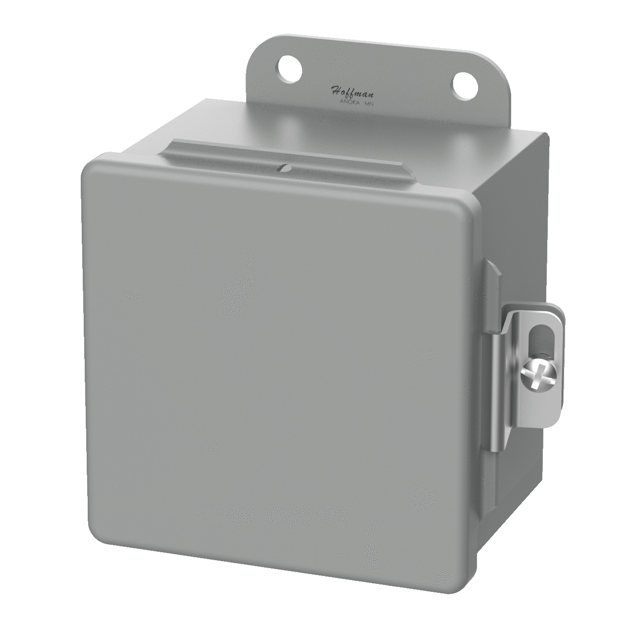 Continuous Hinge Enclosure Clamps CH Type 12, 10x10X8, Gray, Mild Steel