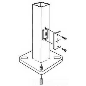 1 in. X 36 in. X 4 in. anchor bolts, SKU - 800958