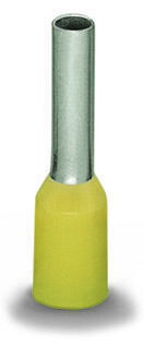 Ferrule; Sleeve for 2.08 mm² / AWG 14; insulated; electro-tin plated; yellow