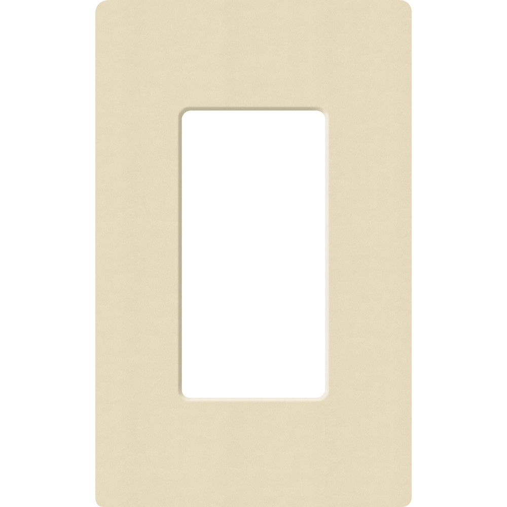 Claro Wallplate, Satin Finish, Single-gang in sand