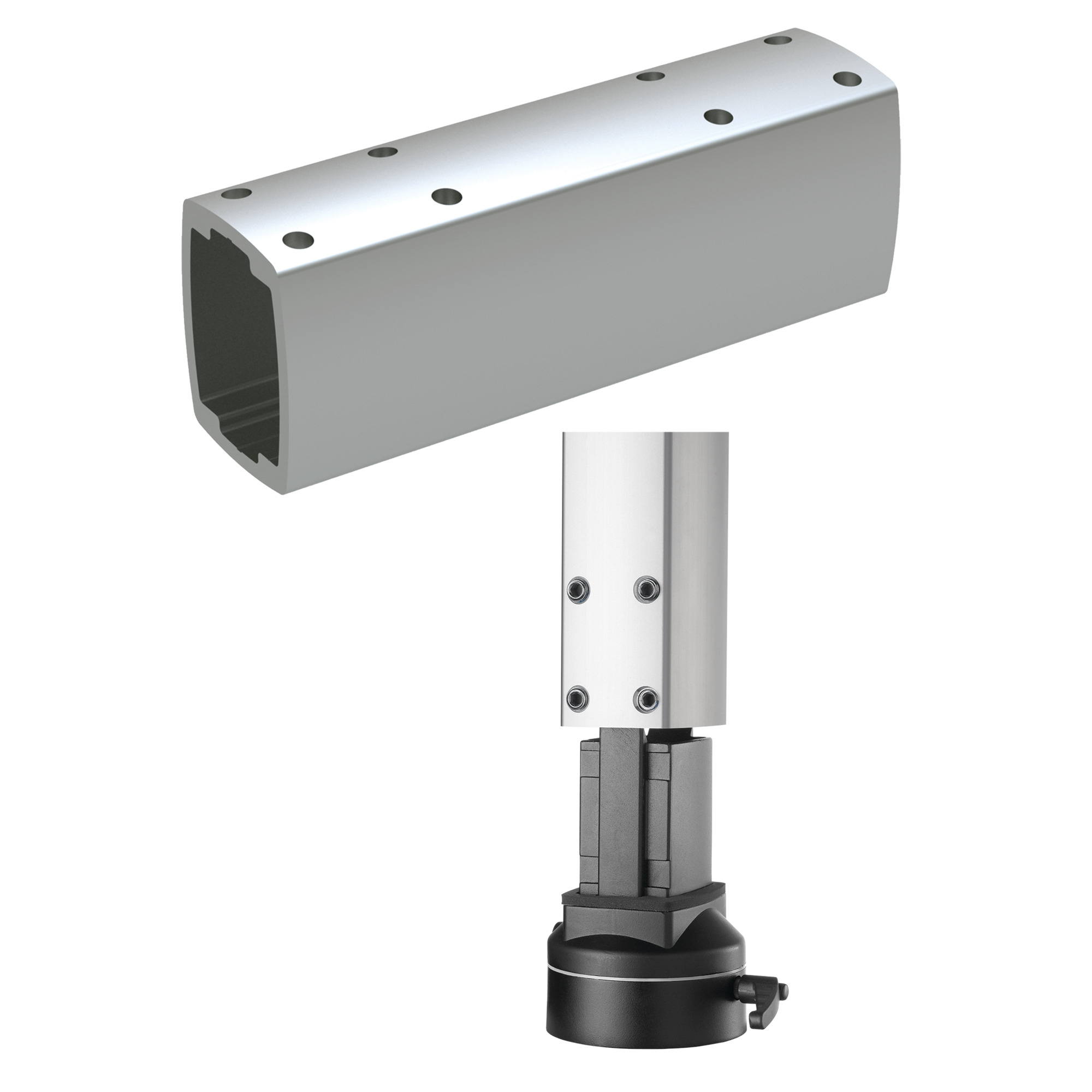 Syspend 281-Max Tube 500mm, 3.54x2.76x19.68, Anodized, Aluminum