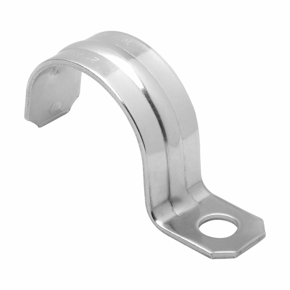 Eaton Crouse-Hinds series rigid/IMC strap, 316 stainless steel, 3/4", One hole