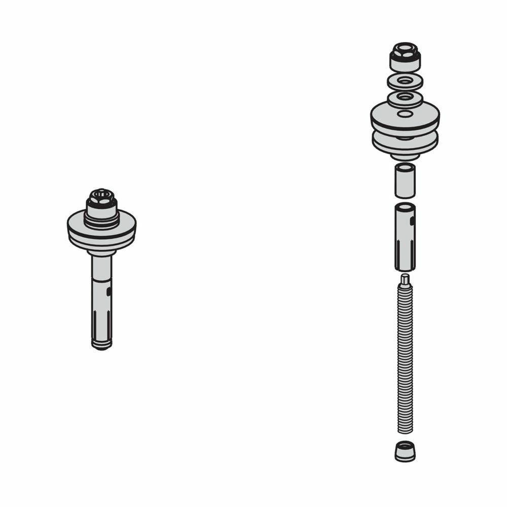 Eaton miscellaneous hardware, Yellow zinc, Isolated seismic anchor, torque nut