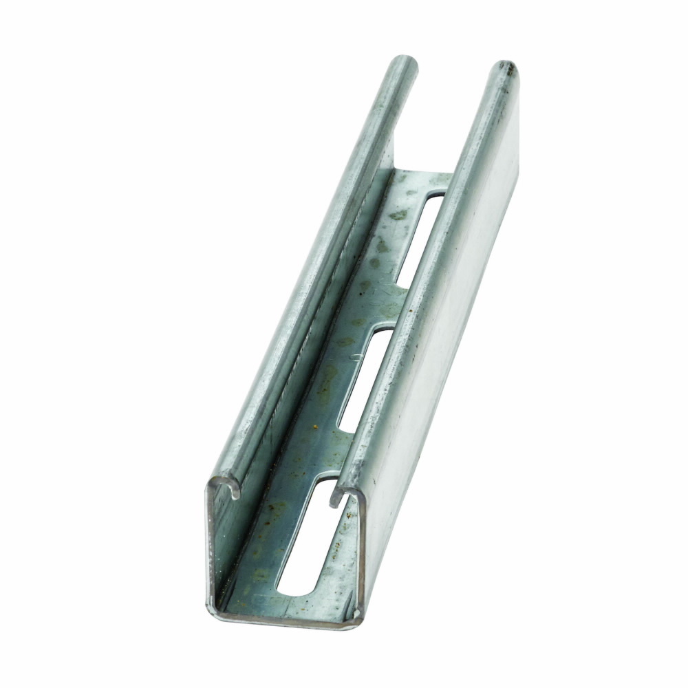 Eaton B-Line series strut channel, 1.62" H x 120" L x 1.62" W, Steel, Stainless steel type 304, S, 12 Gauge