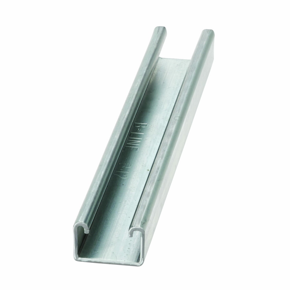 CHNL, 1" X 1 5/8", 12 GA, 120", HD GLVD