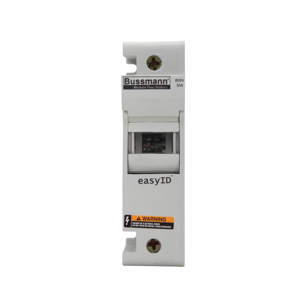 Eaton Bussmann series CH modular fuse holder, 600 Vac, 600 Vdc, 30A, Single-pole, Neon lamp