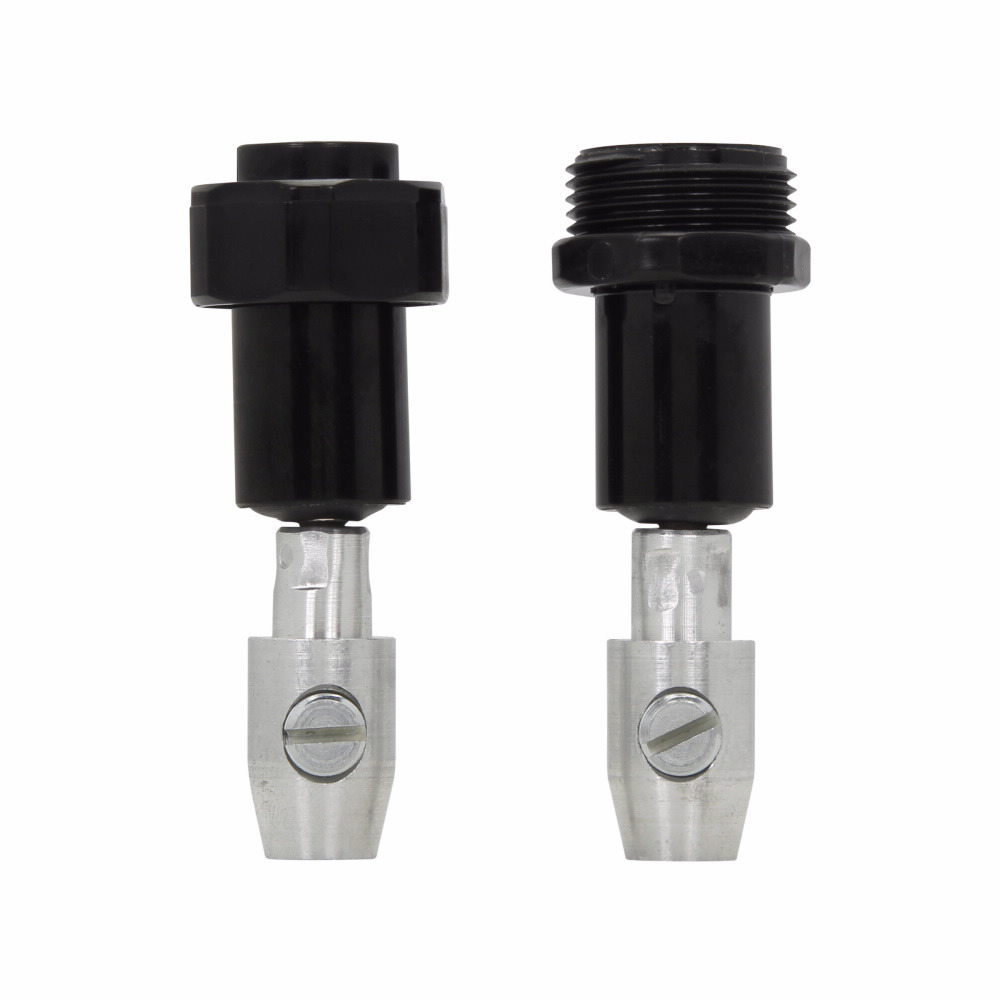 Eaton Bussmann series HEB inline fuse holder, 600V, 30A, Loadside: Aluminum setscrew #2-12, Lineside: Aluminum setscrew #2-12, Single-pole