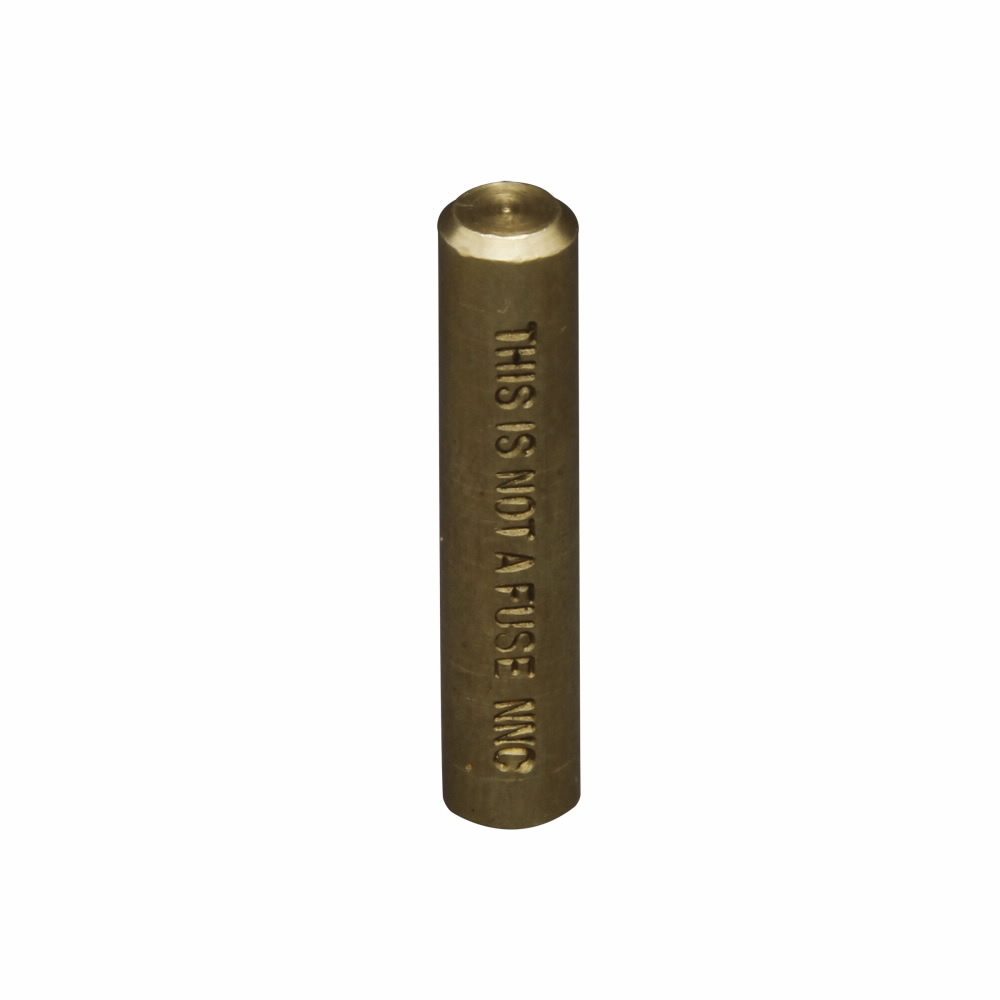 Eaton Bussmann series NNC dummy fuse neutral, For use with 0.25 inch by 1-1/4 inch fuse, Non Indicating