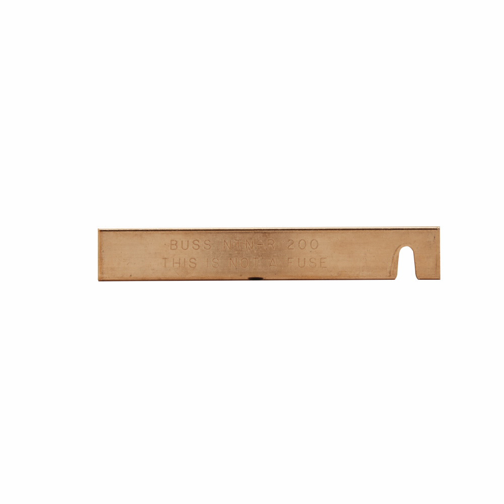 Eaton Bussmann series NTN dummy fuse neutral, 110-200A, Class H, R, Non Indicating