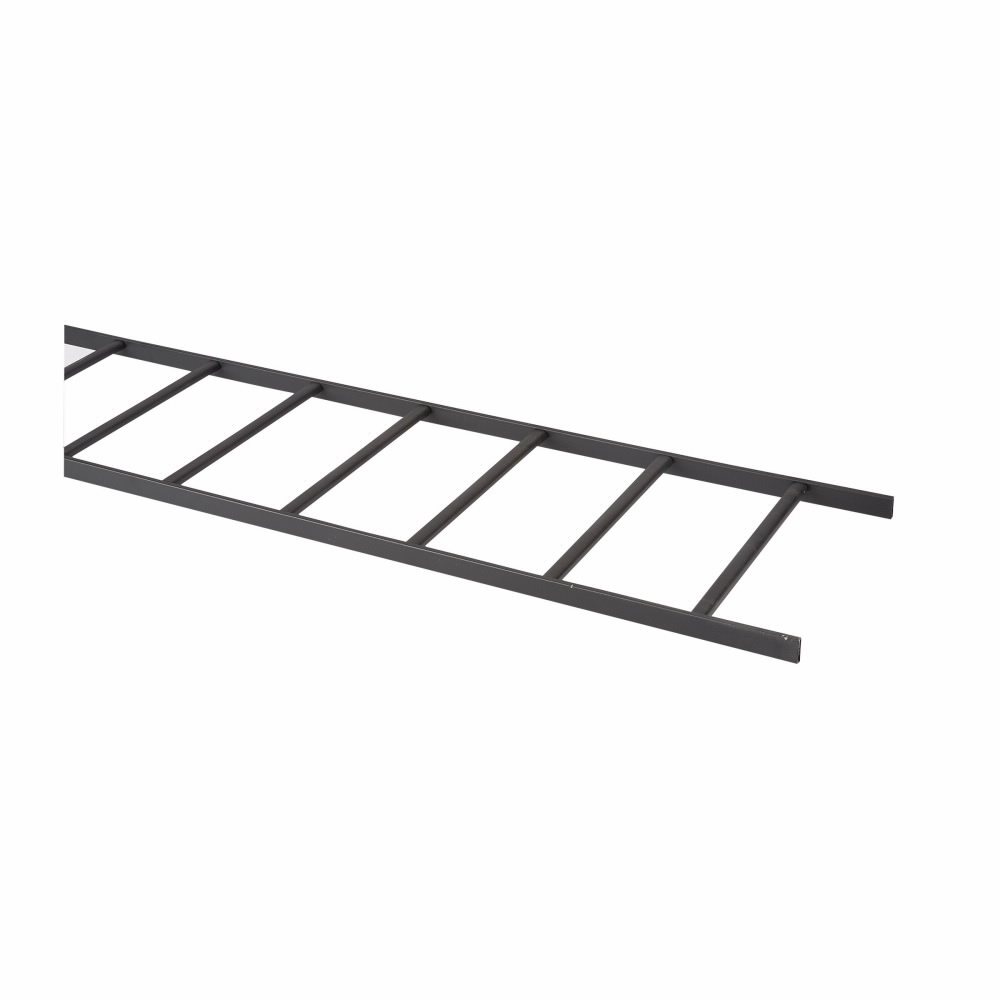 Eaton B-Line series runway tubular, 119" height, 119" length, 12" width, ASTM A513 grade, Steel, 1008 steel, 11 gauge, Tubular stringer, Flat black powder coat