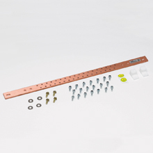 HRZ RACK GROUND BAR KIT, 19" RACK W