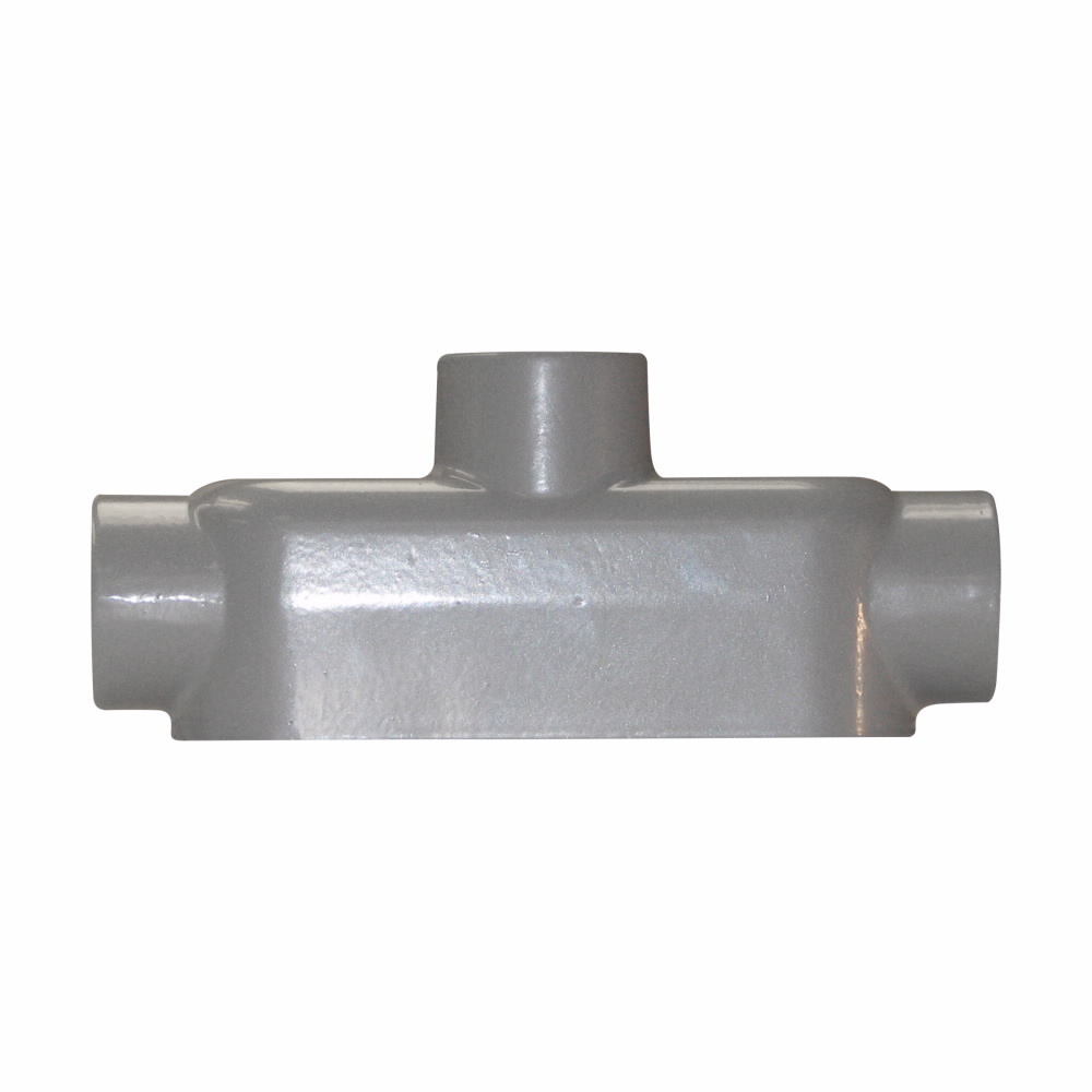 Eaton Crouse-Hinds series Condulet Series 5 conduit outlet body, Rigid/IMC, Copper-free aluminum, TB shape, 3/4"