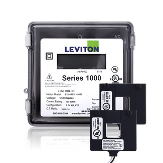 Series 1000 120/240 V 400A Outdoor Kit with 2 Split Core, 1P3W, Gray