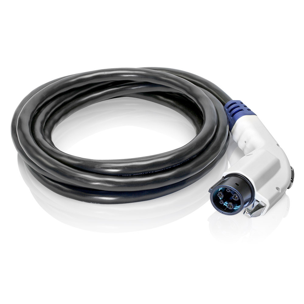 30A Max. 208-240V AC Level 2  EV Charging Conector Assembly. 20ft Cord Length