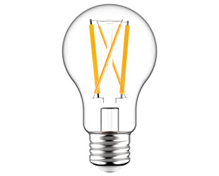 A-Line Bulbs 810 Lumens A19 9W Base E26 90CRI 2200K-3000K Filament Clear Dim To Warm