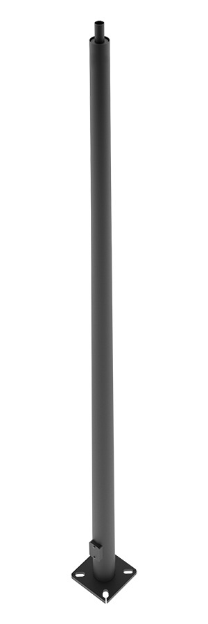 Poles Ptr6 6 Inch Tapedr Round Pole 11 Gauge 15 Feet Welded Tanon