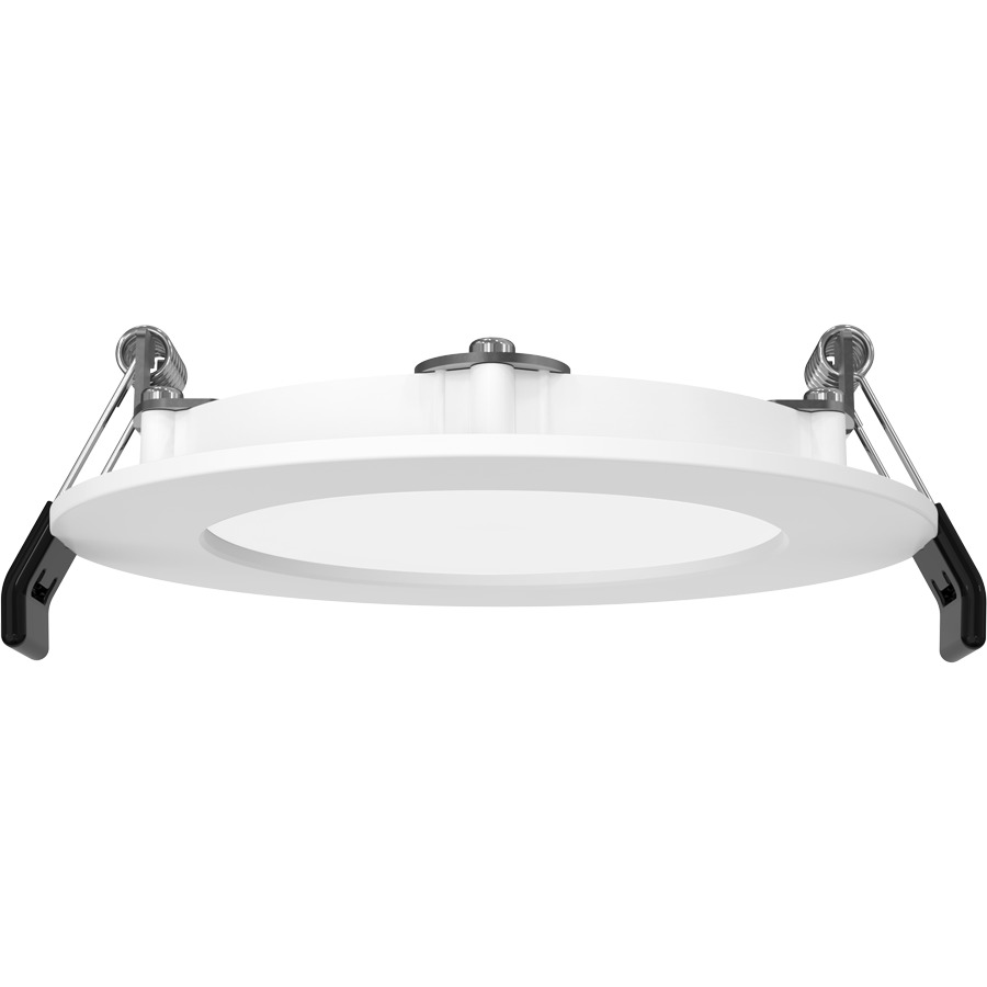 EDGE-LIT WAFER 4" 12/10/8W 5CCT 90CRI 120-277V SMOOTH ROUND WHITE