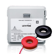 Dual Element Mini Meter Kit, Outdoor Surface Mount Enclosure, LCD Counter, 120/208/240 Volt, 200 Amp with Two Solid Core CTS