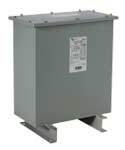 600V Class Commercial Potted Three Phase Distribution Transformer, 240 PV, 480Y/277 SV, 15 kVA