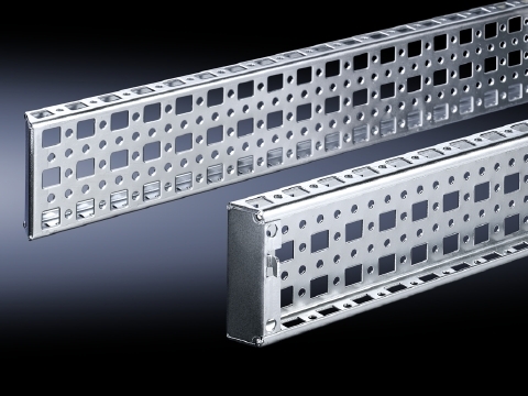 TS punched section with mounting flange, 23 x 73 mm, For the inner mounting level