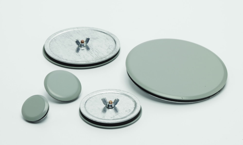 Eaton B-Line series other enclosure accessories, ANSI 61 gray polyester powder coated, 3/4 inch, Protects openings, pushbuttons and conduit openings, Steel, Oil-tight Hole seals, Hole seals