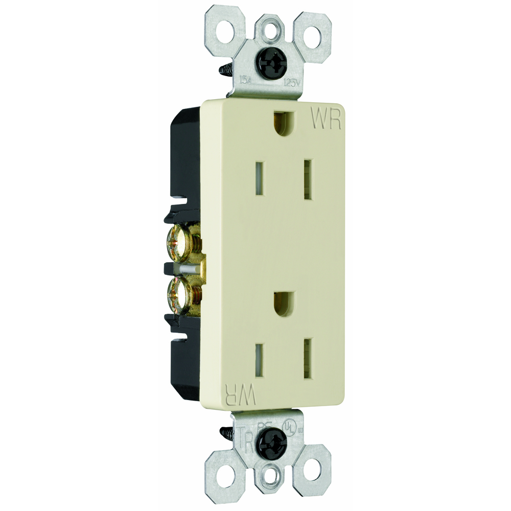 885TRWRI radiant Outdoor Outlet, Ivory
