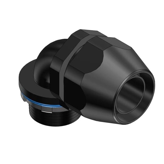 1-1/2 Inch 90 Degree Non-Metallic Liquidtight Bullet Connector