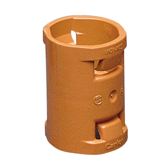 Quick Connect Coupling, Size 1 Inch, Length 1.856 Inches, Material Polycarbonate, Color Orange, Pack of 20