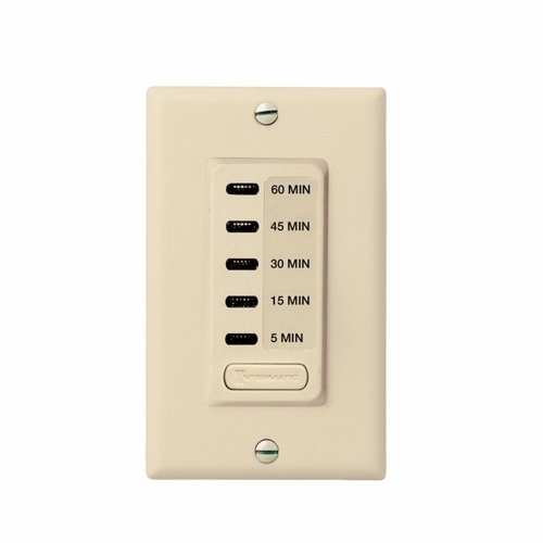 The Electronic Auto-Off Timer 5/15/30/45/60 Minute Ivory The EI200 Series Decorator Electronic Auto Shut-OFF Timers provide silent operation in time ranges from 5 minutes to 12 hours.