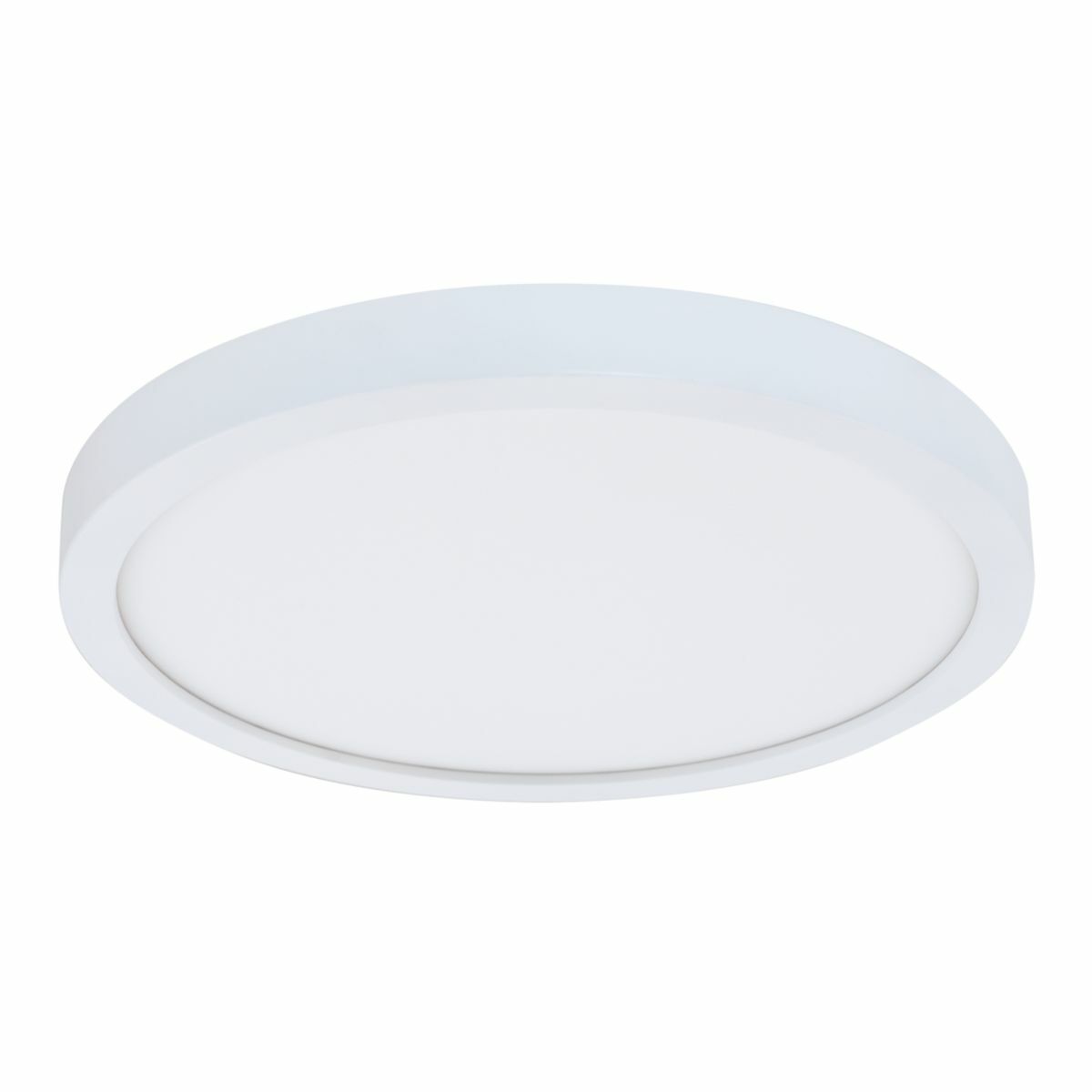 12" Round Surface Mount Downlight,2000 lumen,90 CRI, Field Selectable 2700K-5000K, Matte White